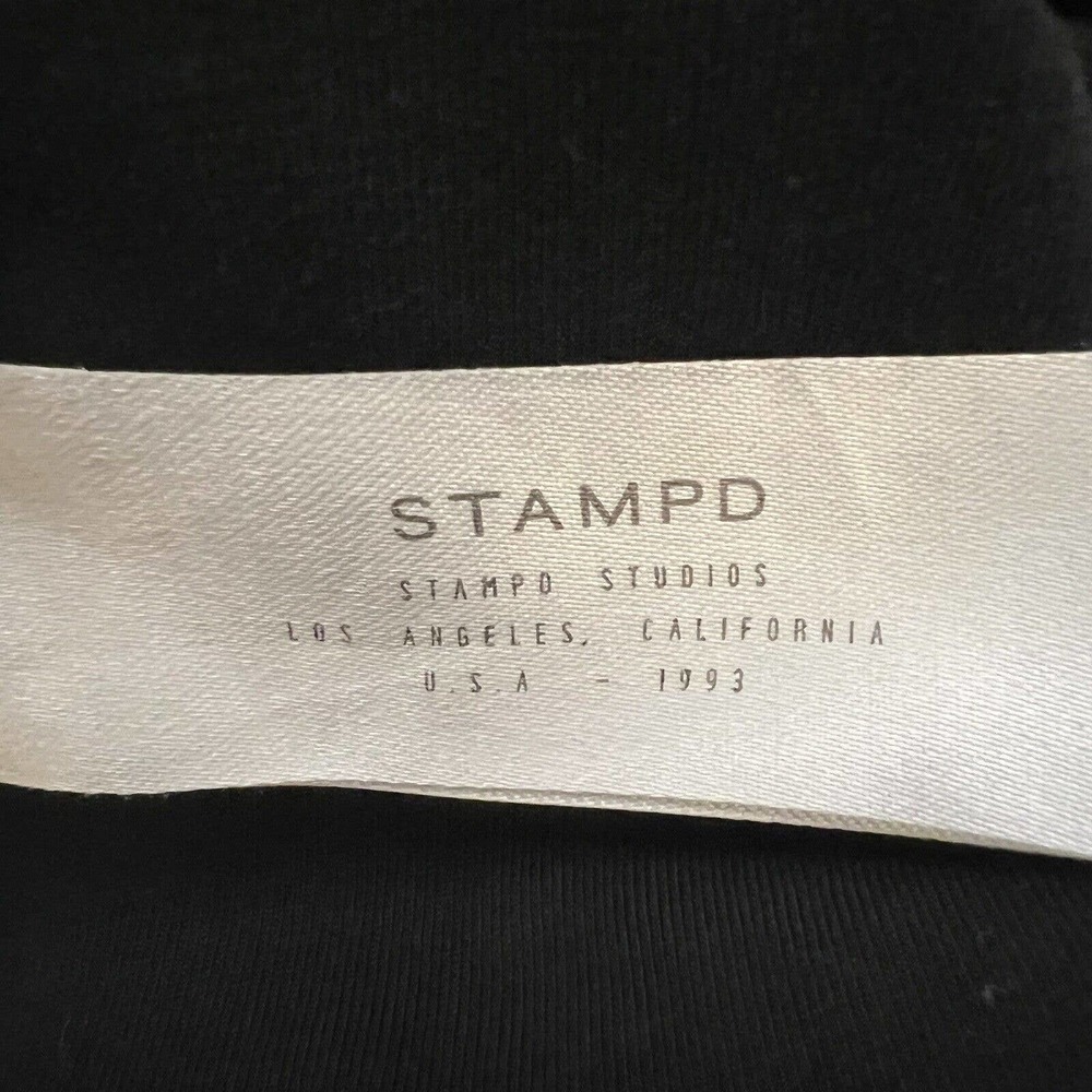 Stampd Women's Unisex Gray Pullover Hoodie with Scoop Hem & Thumb Holes - Large - Picture 14 of 15
